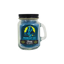 Beamer Candle Co. - Mason Jar Duftkerze mit Glasgriff und Deckel (4 Oz)